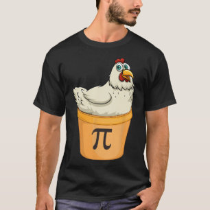 T-shirt Pot de poulet tarte amusant Math Pun Pi de poulet 