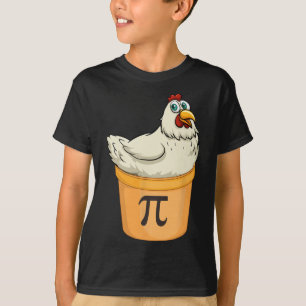 T-shirt Pot de poulet tarte amusant Math Pun Pi de poulet