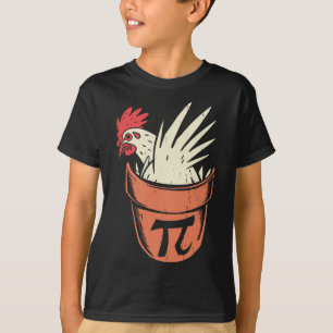 T-shirt Pot De Poulets Pi Funny Math Enseignant Pun Pi Day