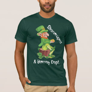 T-shirt Pot d'or de lutin irlandais