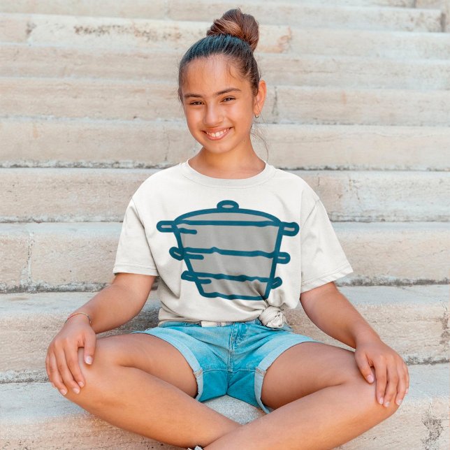 T-shirt pot gris (Créateur téléchargé)