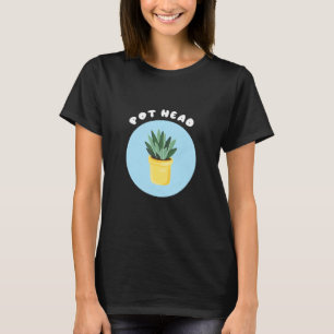 T-shirt Pot Head Pot Plante Cool Gardeners Succulent