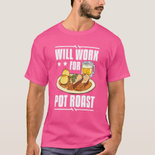 T-shirt Pot Roast Recette Lente Cuisine Viande De Boeuf Se