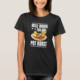 T-shirt Pot Roast Recette Lente Cuisine Viande De Boeuf Se