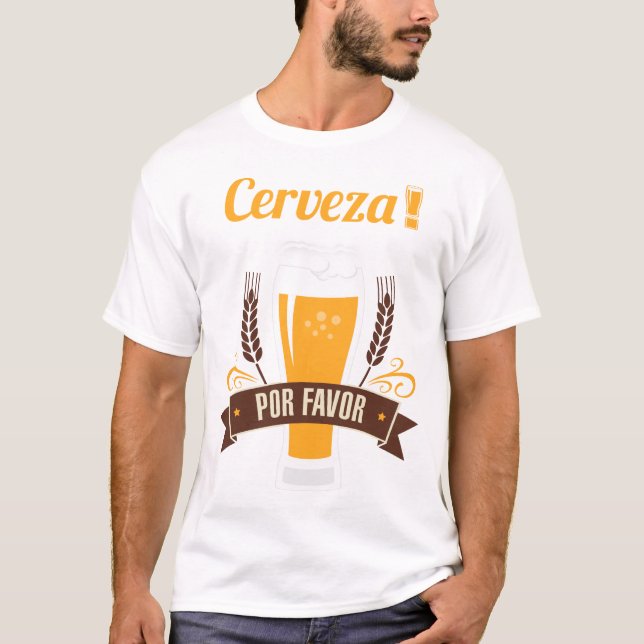 T-shirt potable drôle de bière de faveur de (Devant)