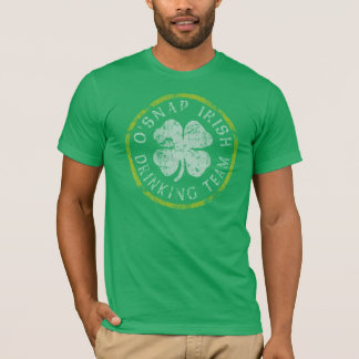 T-shirt potable irlandais d'équipe d'O'Snap