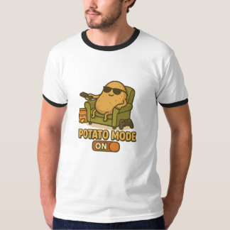 T-shirt Potato Mode – Lazy Life Activated