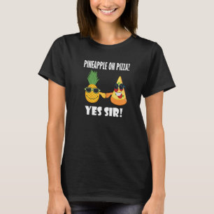 T-shirt Pote d'ananas et de pizza pote Ironique Dire Chef