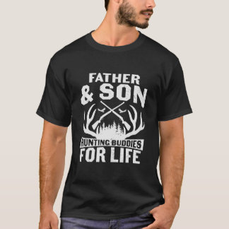 T-shirt pote de chasse père et fils pour la chemise cadeau