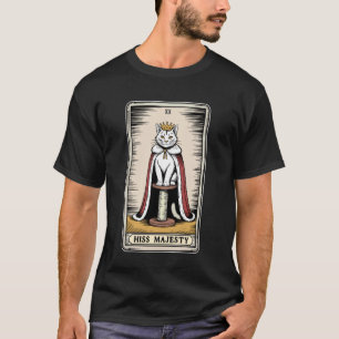 T-shirt Poteau à griffer pour chat mystique Carte de tarot