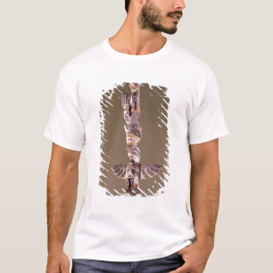 T-shirt Poteau de totem de clan d'oiseau de Tinglit