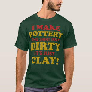 T-shirt poterie argile cadeau artisanat céramique potiers