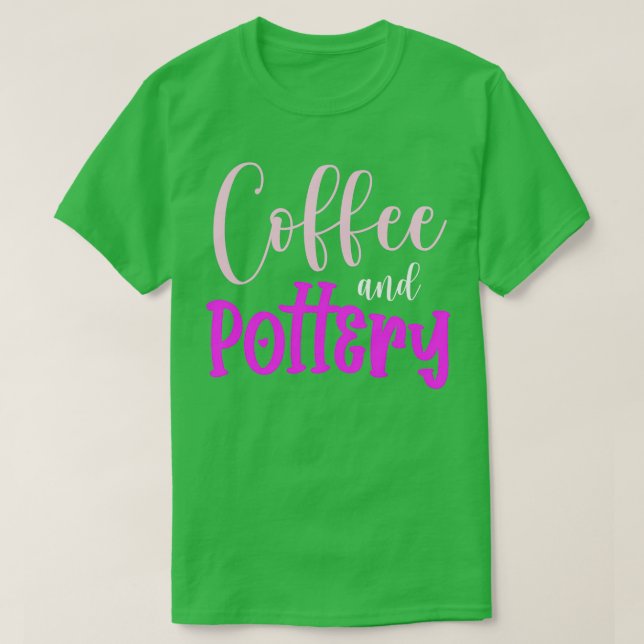 T-shirt Poterie de café Pot artisanal Kiln (Design devant)