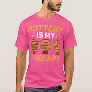 T-shirt Poterie Est Mon Thérapie Pot Maker Céramique Artis