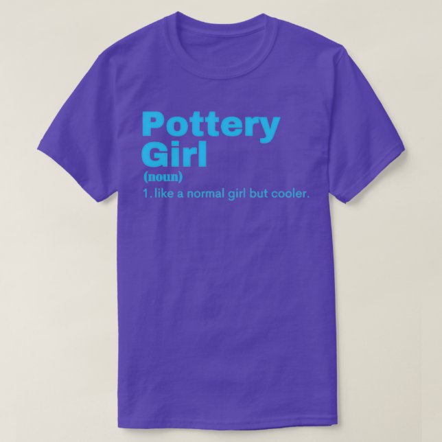 T-shirt Poterie Poterie fille Poterie 4 (Design devant)