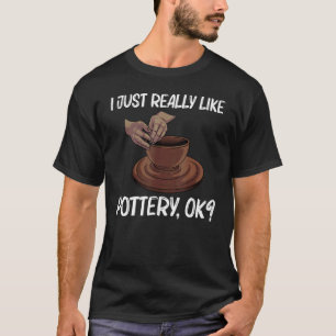 T-shirt Poterie Pour Hommes Femmes Pot Céramique Argile Ar