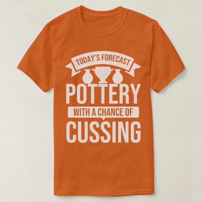 T-shirt Poterie Roue Kiln Clay Pot Concessionnaire Céramiq (Design devant)