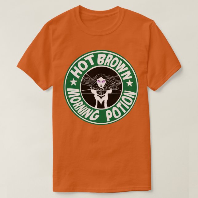T-shirt Potion Brown chaude (Design devant)
