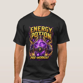 T-shirt Potion d'énergie Pré-entraînement Graphisme de fit
