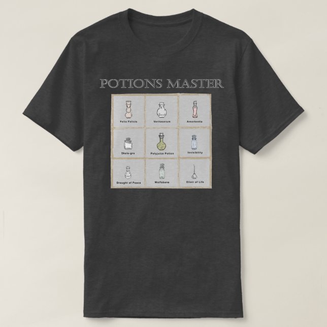 T-shirt Potions Maître Neuf (Design devant)