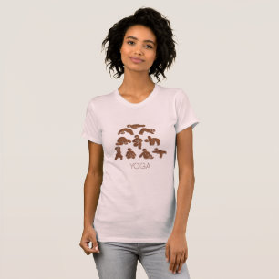 T-shirt Pots de yoga en pain d'épices