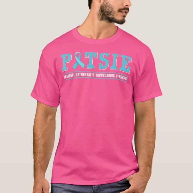 T-shirt POTS Dysautonomia Turquoise Ribbon Autonome Dysfu (Devant)
