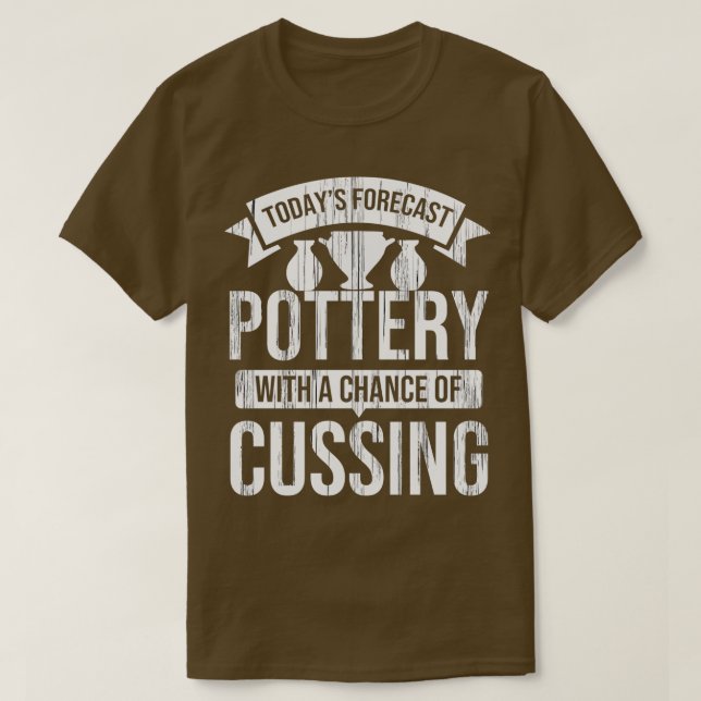 T-shirt Pots Kiln Argile Poterie Roue Poterie Grange Céram (Design devant)