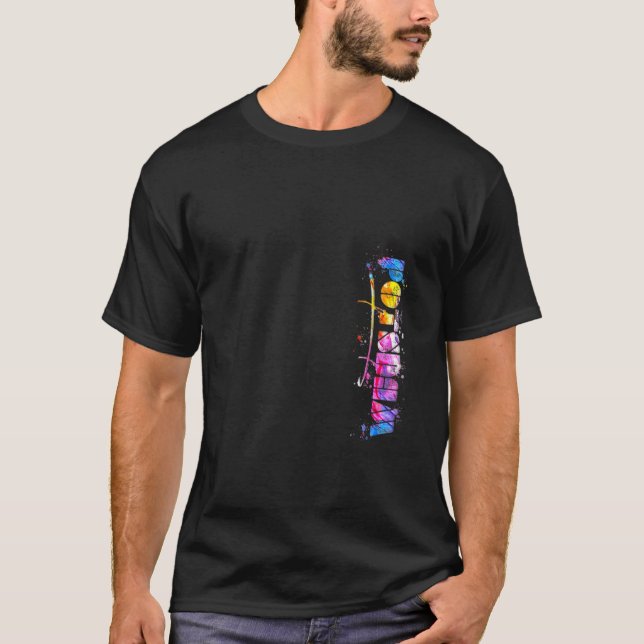 T-shirt Potsdam Letter Aquarelle Potsdam (Devant)