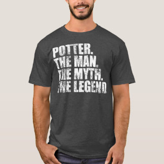 T-shirt Potter Potter Nom de famille Potter nom de famille