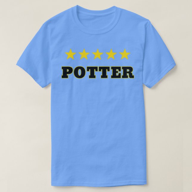 T-shirt Potter Review Cadeau (Design devant)