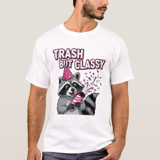 T-shirt Poubelle Mais Classe – Édition Vacances Raton Lave