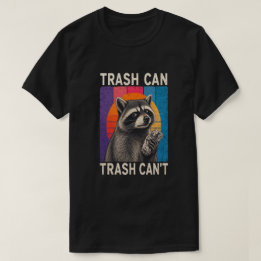 T-shirt Poubelle Pas Poubelle Peut Pas Design De Raton Lav