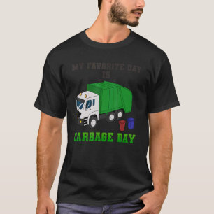 T-shirt Poubelle Souriante Camion Vaisselle Conservoirs Re