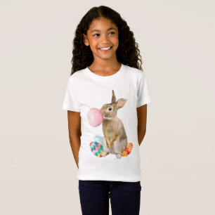 T-Shirt Poubelles de Pâques soufflant des oeufs de gomme d