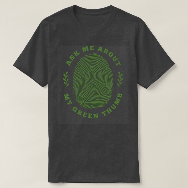 T-shirt Pouce verte 4 (Design devant)