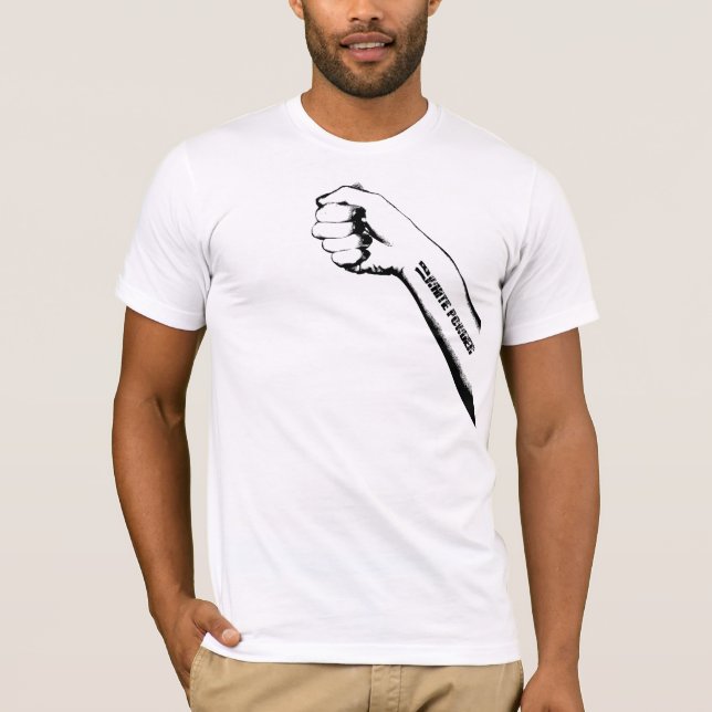 T-shirt Poudre blanche (Devant)