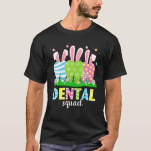 T-shirt Poudre de lapin de dent Dentiste de l'équipe denta