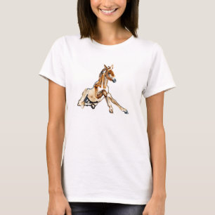 T-shirt Poulain ocre