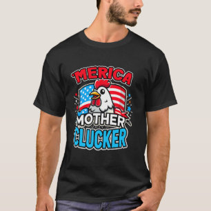 T-shirt Poule de fermier agricole Mère Américaine Clucker