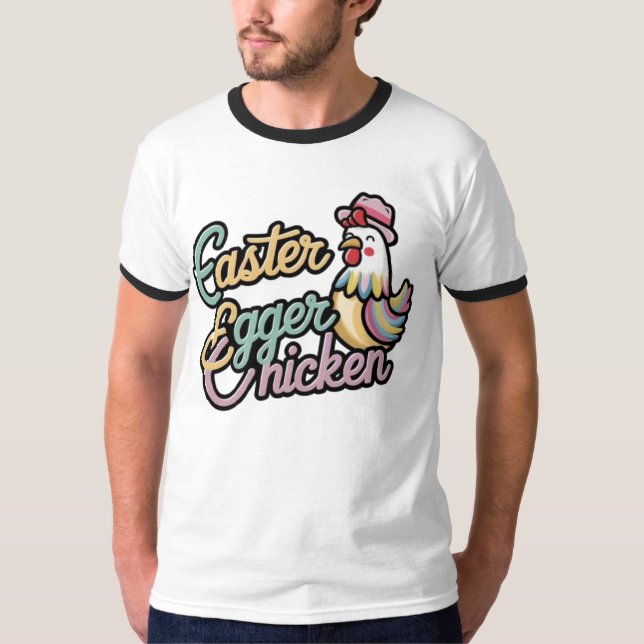 T-shirt poule de pâques (Devant)