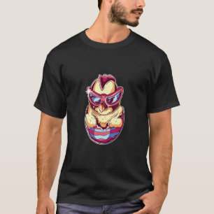 T-shirt Poule de Pâques Cool Oeuf Poulet Vacances Drôle