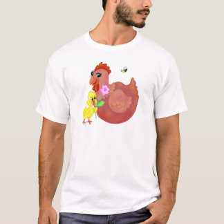 T-shirt Poule et poussin