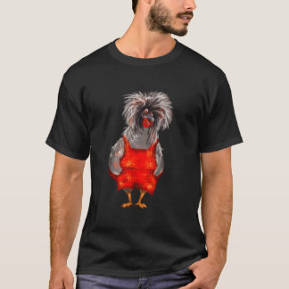 T-shirt Poule fermière à crête
