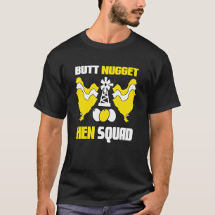 T-shirt Poule Nugget Hen Squad Poulet Œufs Ferme Anima