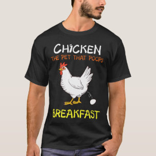 T-shirt Poule Pondeuse Petit Déjeuner Poule Pondeuse