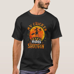 T-shirt Poule Rides Shotgun Poule