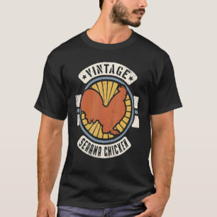 T-shirt Poule Serama Vintage Classique Rétro 60s 70s Anima