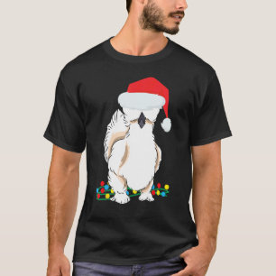 T-shirt Poule Soie Silkie Drôle Graphique de Noël
