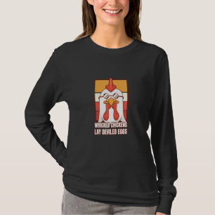 T-shirt Poules Méchantes Pondent des Œufs Démoniaques Cost