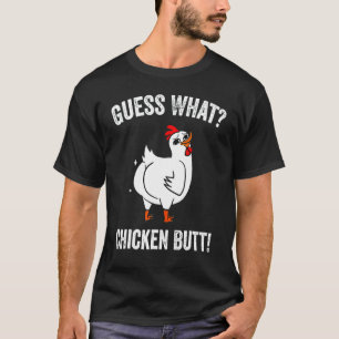 T-shirt Poules Mignonnes Animal Devine Quel Croupion de P